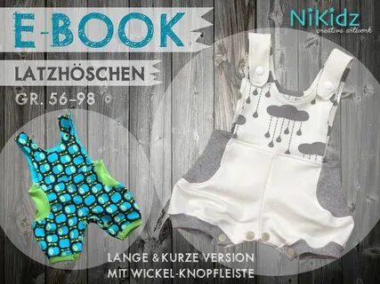 L56-98 atzhöschen+Ebook+-+Latzhose+in+kurz+und+lang+von+NiKi