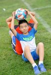 Free Images : play, train, soccer, child, teenager, greenery