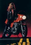 Motorcycle Girl Motorcycle girl, Motorcycle, Neon noir