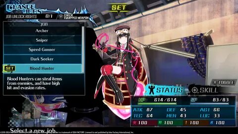 Mary Skelter 2 - More character profiles, gameplay system de