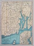 1920s Rand McNally map of Rhode Island with an inset map of 