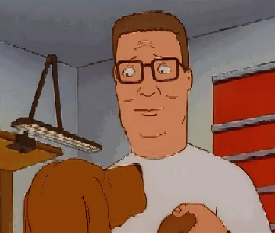 Гиф анимация Ледиберд / Lediberg и Хэнк Хилл / Hank Hill из 