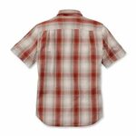 Carhartt Mens Essential Slim Fit Short Sleeve Plaid Shirt eB