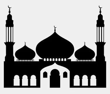 Symbols Of Islam Clip - Mosque Silhouette, Cliparts & Cartoo