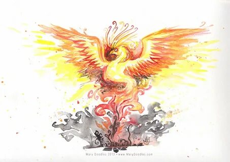 Phoenix Rising From The Ashes Drawing at GetDrawings Free do