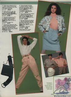 Sears catalog 1988 Fashion, 1980 fashion, 1980s fashion