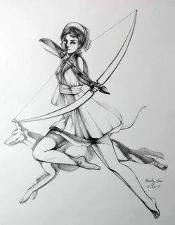 Artemis Drawing Figure / Up next we will learn how to. - Ban