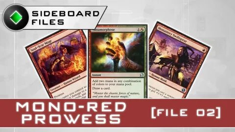 MTG Modern Mono-Red Prowess - Sideboard Guide File 02 - SIDE