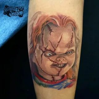 Chucky Tattoo posted byTATTOOZOO Chucky tattoo, Tattoos, Car