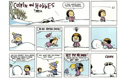 Calvin and Hobbes Anyone.