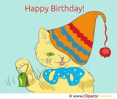 Gif birthday cat - pictures for school