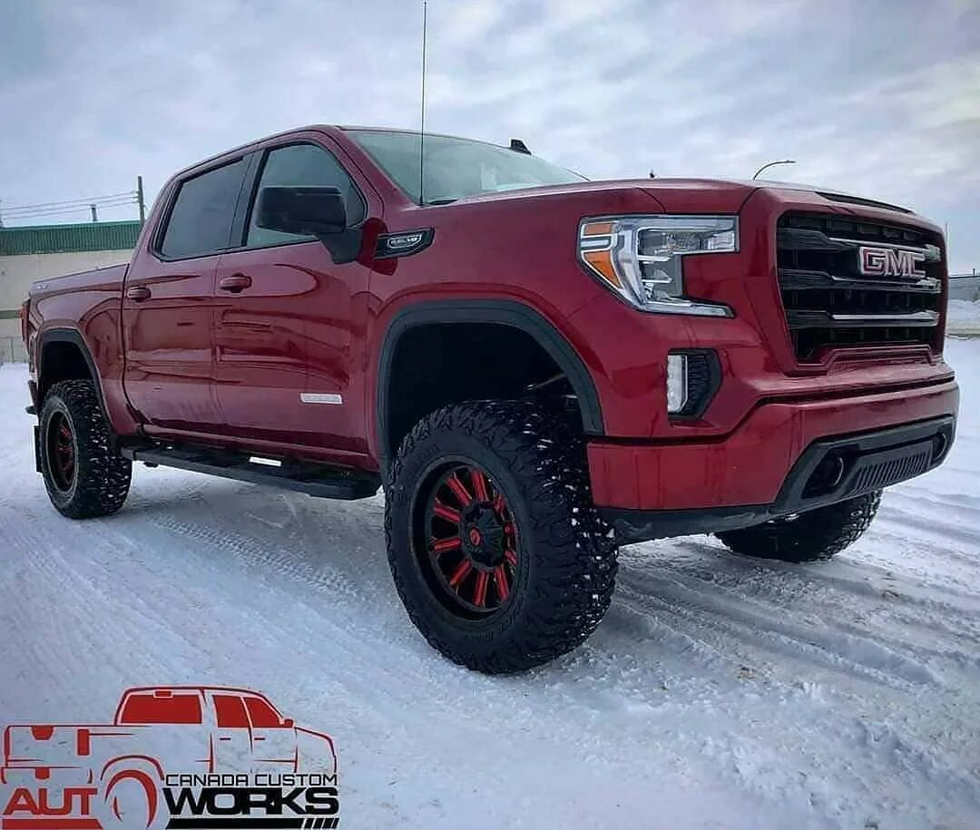 "2019 Sierra up 6" by Zone and rolling on Fuel Hardline's wr...