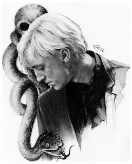 Draco Malfoy by FinAngel Harry potter sketch, Harry potter d