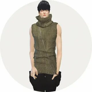 Buy sleeveless turtleneck men's cheap online