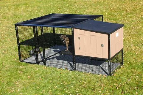 6' X 8' Complete Kennel Castle & Dog Run. Large fully insula