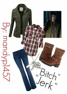Just made this on Polyvore, female version of Sam Winchester