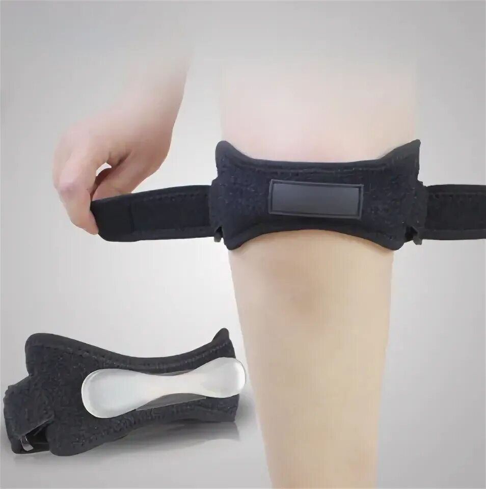 Adjustable Professional Strengthen Gel Knee Brace Strap Brea