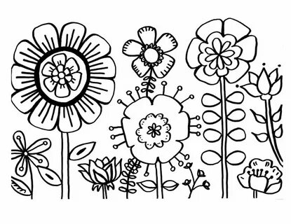 Free Printable Flower Coloring Pages For Kids - Best Colorin