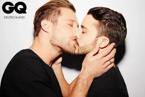 German Celebs Kiss For Gay Rights