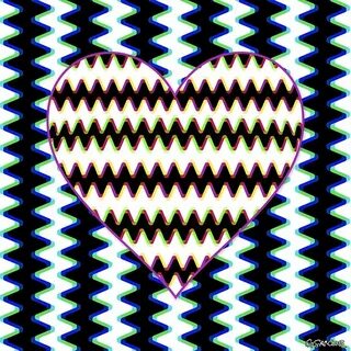 Love Cardiogram by Gianni A. Sarcone Moving optical illusion