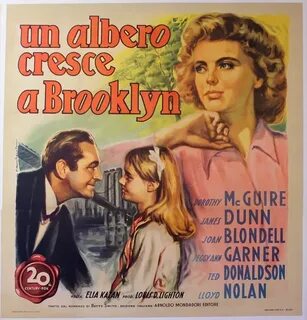 Original Tree Grows In Brooklyn, A (1945) movie poster in C7