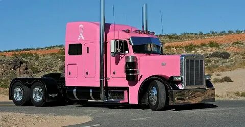 Hot pink 379 Petercar Big rig trucks, Big trucks, Cool truck