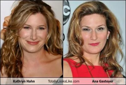 Kathryn Hahn Totally Looks Like Ana Gasteyer - Totally Looks