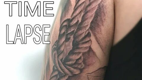 TATTOO TIME LAPSE/GAP FILLER ROPE - YouTube