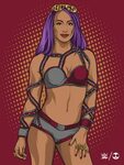 WWE Fan Art I made of WWE Superstar Sasha Banks. Made on iPa