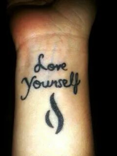18 Awesome Love Yourself Tattoos For Wrist - Wrist Tattoo De