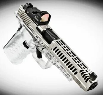 The clear compact Timberwolf frame for Glock 19/23. Guns, Ha