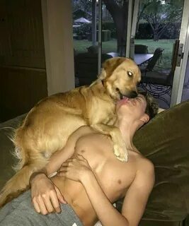 Dude if my owner looked like that I would lick him too, man 