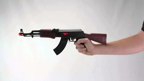 Mini AK-47 Lights & Sounds Machine Gun - YouTube