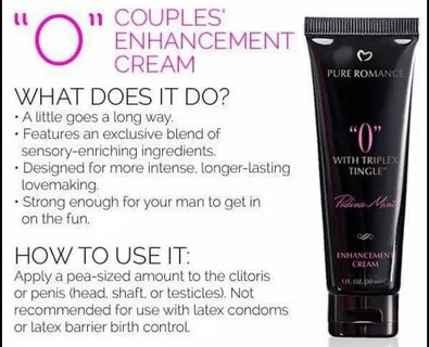The strongest of the Pure Romance enhancement creams, "O" fe