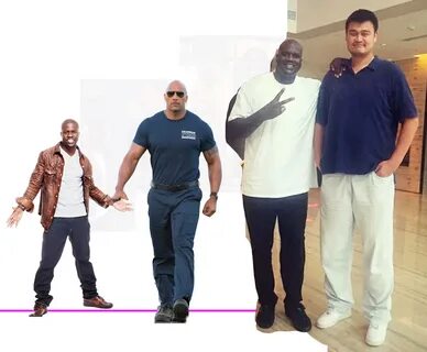 Kevin Hart Dwayne Johnson Shaq / Kevin Hart The Rock Shaq Ya