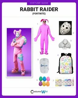 Dress Like Rabbit Raider from Fortnite Halloween party costu