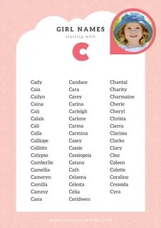 C Girl Names, Rare Baby Girl Names, Baby Boy Name List, Unique Girl Nam...