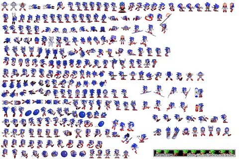 sonic sprite sheet - Google Search Reunião de pais e mestres