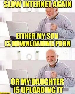 Slow internet again, either my son is downloading adult movi