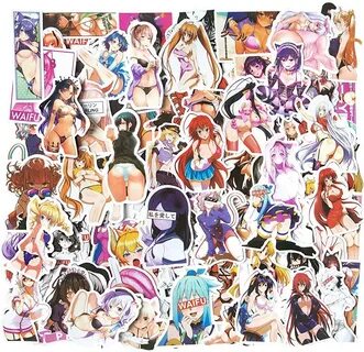 Anime Girl Stickers for Adult, 100PCS Hentai Waifu Computer Stickers Vinyl ...