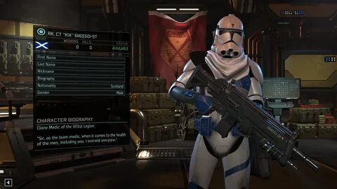 Star Wars Clone Trooper Character Pack (FIX IN DESC) at XCOM