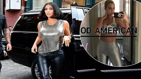 hollywood news - kim kardashian silver top - khloé kardashia