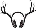 Download Deer Antlers Clipart Black And White - Cfur-fm - Cl