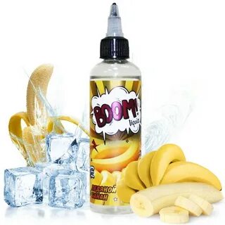 Boom Liquid Ледяной банан: купить жидкость для электронных с