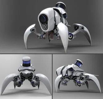 Probe-bot, Niles Doubleday Robots concept, Robot concept art