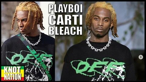 Playboi Carti Dreadlocks Bleach Blonde Hairstyle - YouTube