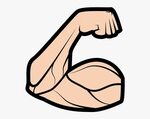 Flexing Biceps - Strong Arms Svg, HD Png Download , Transpar