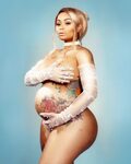 Pregnant Blac Chyna poses naked for Paper magazine... just l