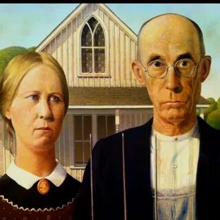 American Gothic (With images) American gothic parody, Americ
