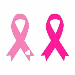 Awareness Ribbon SVG File Cutting Template breast cancer rib